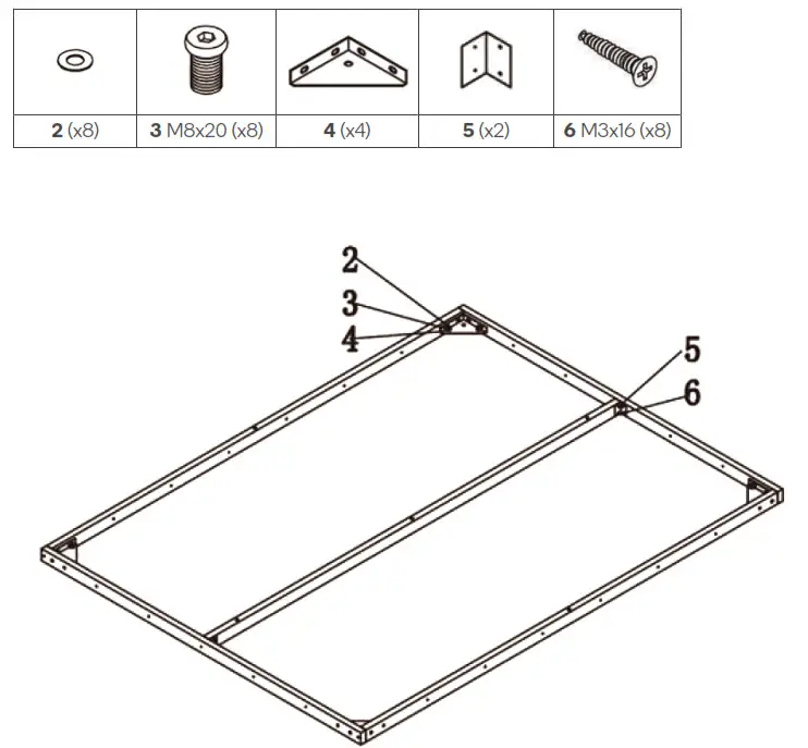 kogan OVPARKEBSBA Parker Bed - Step 2