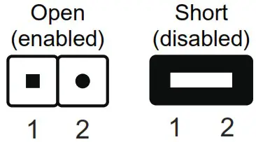 Shuttle DS20U Series Celeron 5205U Barebone - Jumper Settings 4