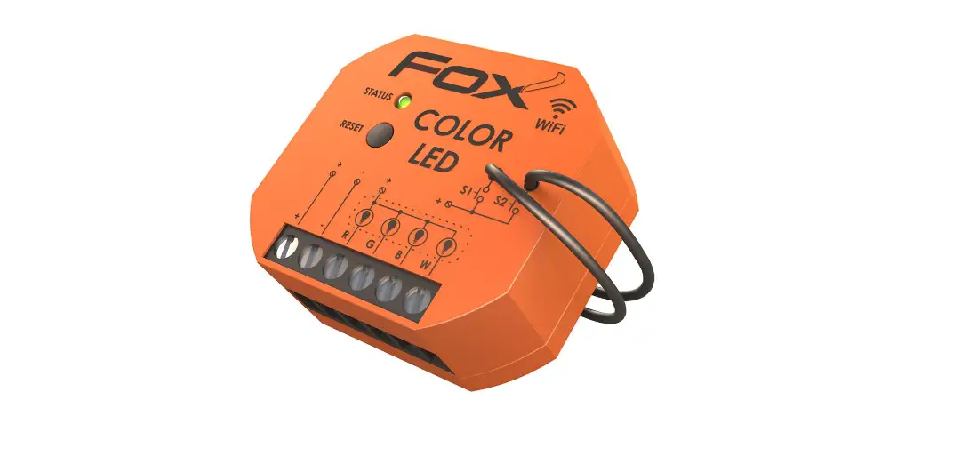 Fox Wi-rgbw-p Color Led Rgbw Controller User Manual Fox Wi-rgbw-p Color Led Rgbw Controller User Manual