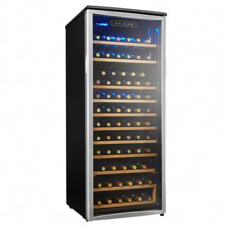 Whynter 124 Bottle Freestanding Wine Cabinet Refrigerator With Lock Fwc-1201bb User Manual
