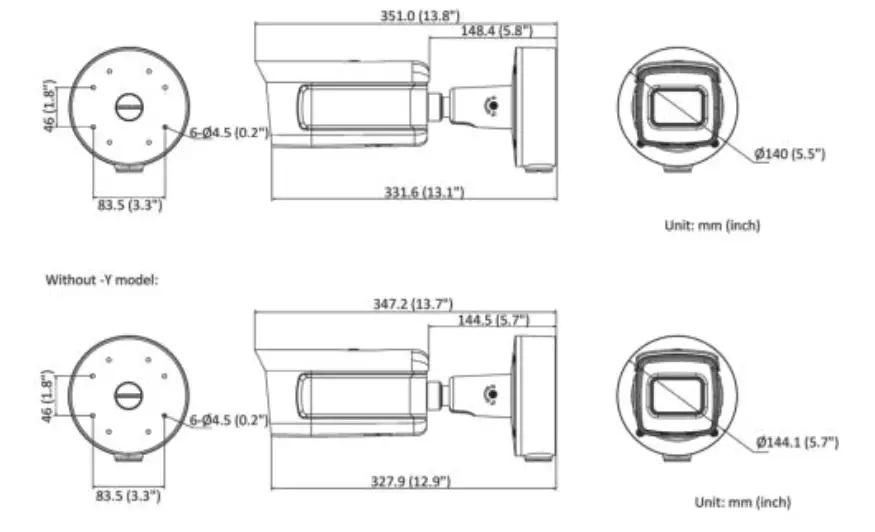 HIKVISION 4 MP IR Varifocal Bullet Network Camera - Figure 1