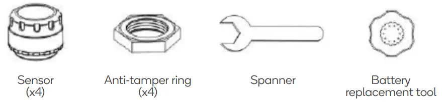 CERTA CTTPMSTLAPA 4 Wheel Smart -Sensor