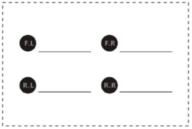 CERTA CTTPMSTLAPA 4 Wheel Smart -Sensor ID codes