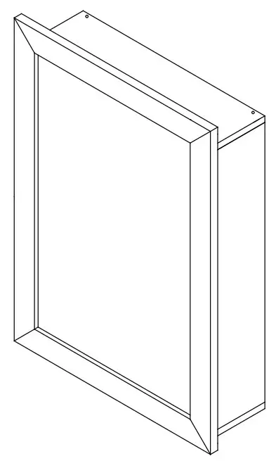 GYMAX GYM05288 Wall Mirror Cabinet -