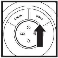 Shark RV2000WDBRN VACMOP Wet Dry Robot Floor Cleaner - BUTTONS AND INDICATOR LIGHTS 3