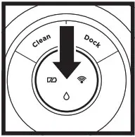 Shark RV2000WDBRN VACMOP Wet Dry Robot Floor Cleaner - BUTTONS AND INDICATOR LIGHTS 5