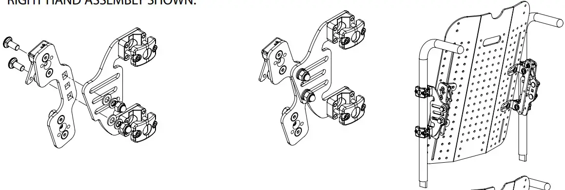 RIGHT HAND ASSEMBLY SHOWN.
