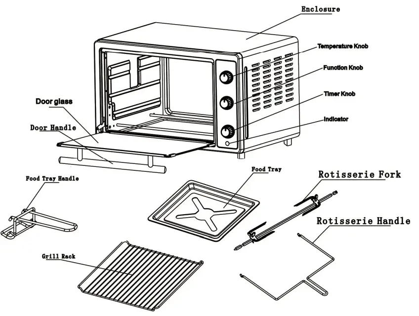 IBELL IBL EO 250G Electric Oven - fig