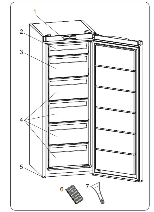 ALBATROS CA213 Freezer - Figure 2