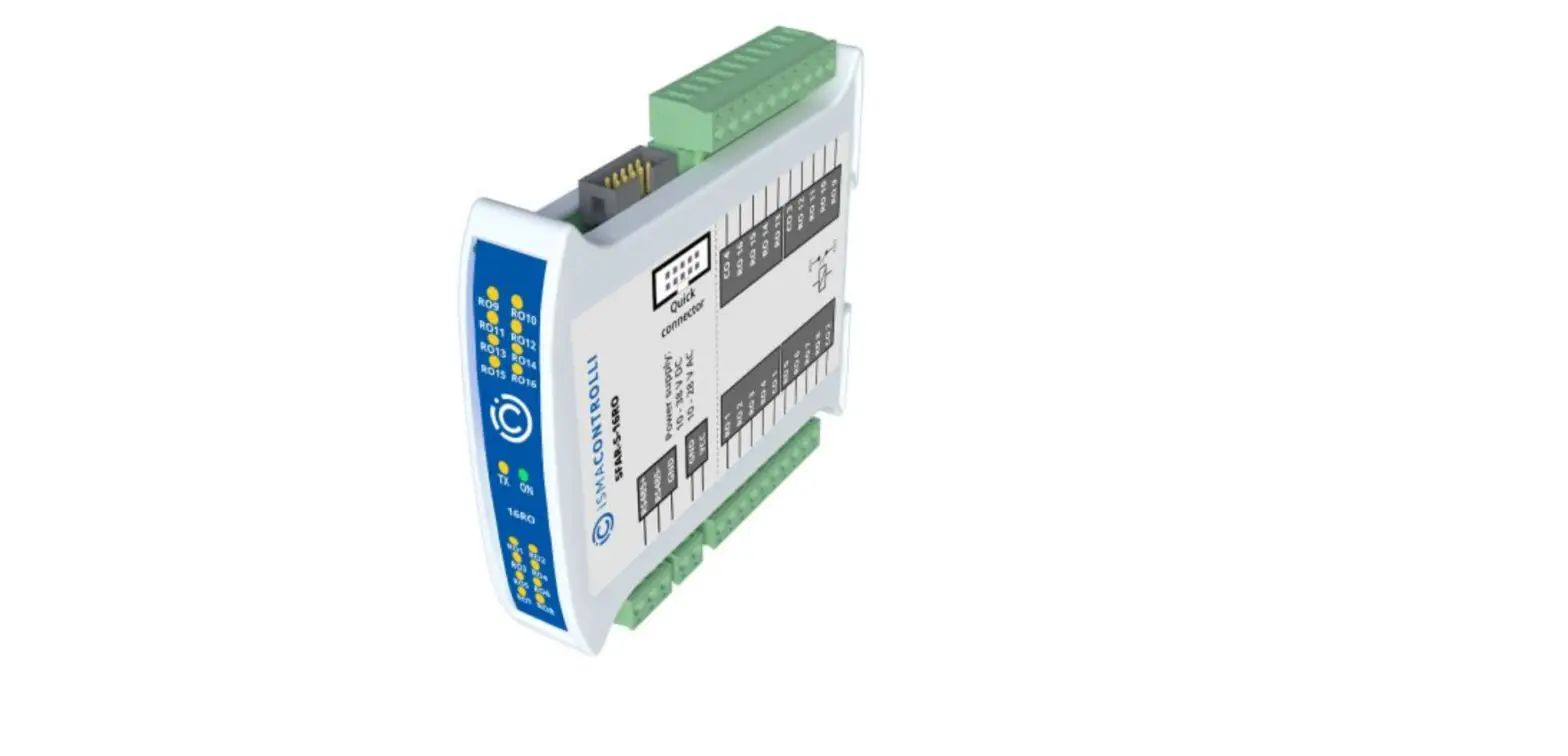 Ismacontrolli Sfar-s-16ro Modbus Input And Output Module Instruction Manual
