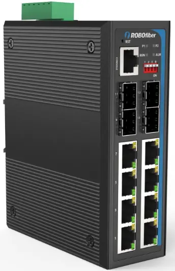 ROBOfiber-HGW-804-Series-Managed-Switches-Gigabit-Ethernet-(PoE included)-productimage