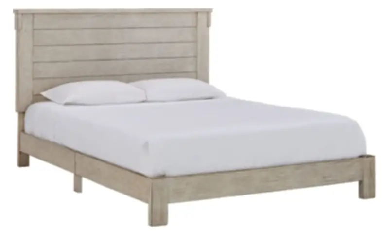 ASHLEY B434 81 Hollentown Queen Panel Bed - FIG