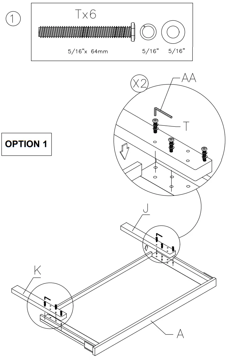 ASHLEY B434 81 Hollentown Queen Panel Bed - FIG3
