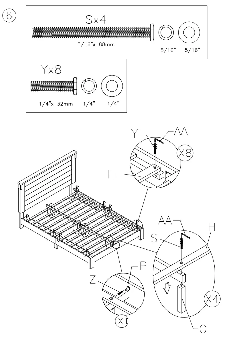 ASHLEY B434 81 Hollentown Queen Panel Bed - FIG7
