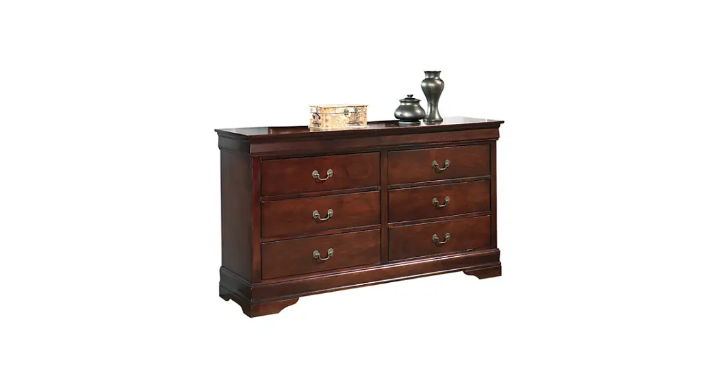 Ashley B376-31 Furniture Alisdair Dark Brown Dresser Instruction Manual
