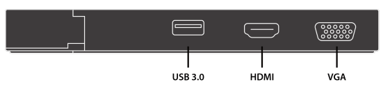 VisionTek 901200 VT100 Dual Display Universal USB 3.0 Docking Station - fig 1