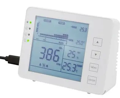 CONRAD 2533615 Thermometer & Hygrometer CO2 Monitor