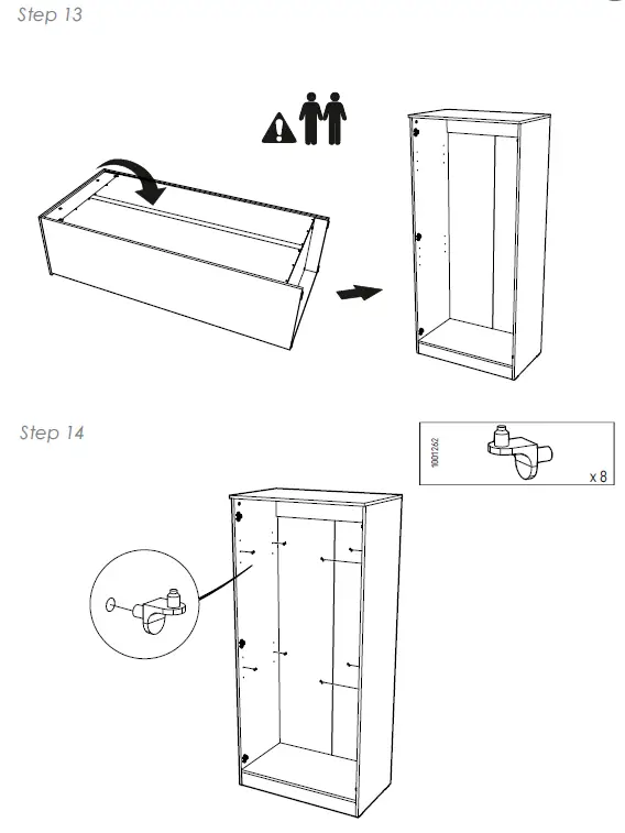 CuddleCo Enzo Door 2 Double Wardrobe 10
