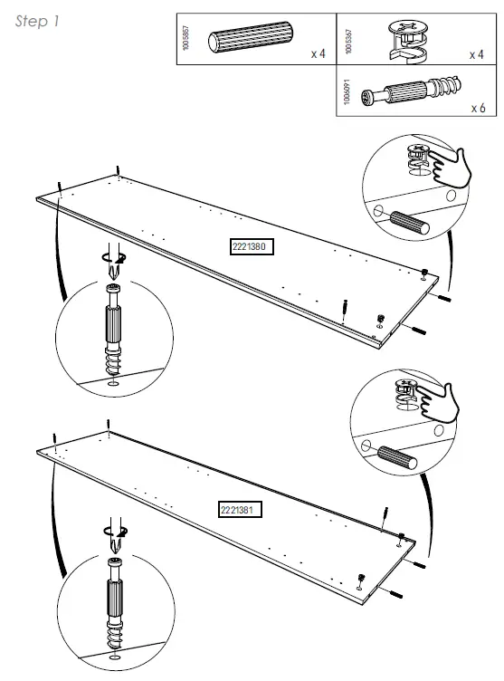 CuddleCo Enzo Door 2 Double Wardrobe 3