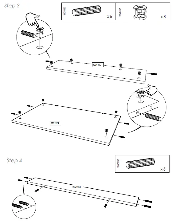 CuddleCo Enzo Door 2 Double Wardrobe 5
