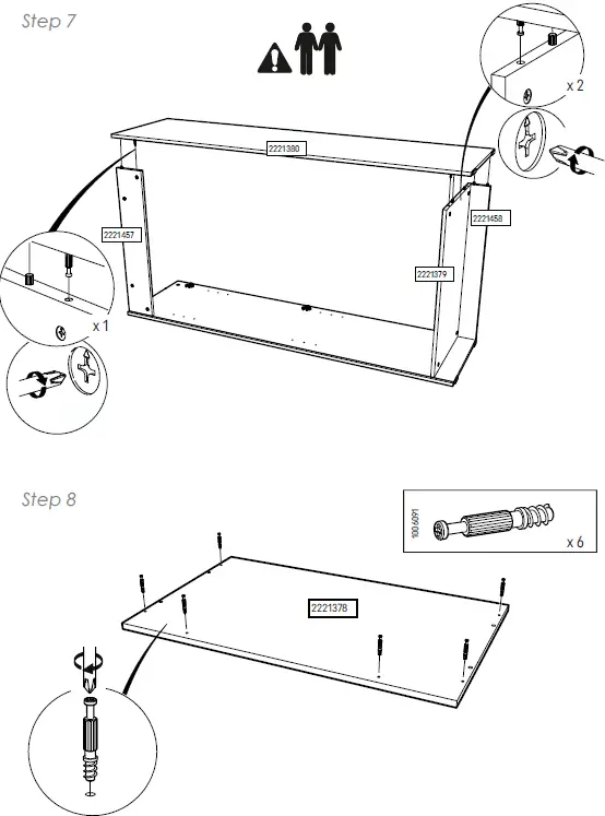 CuddleCo Enzo Door 2 Double Wardrobe 7