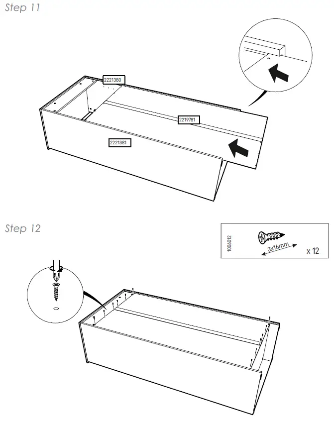 CuddleCo Enzo Door 2 Double Wardrobe 9