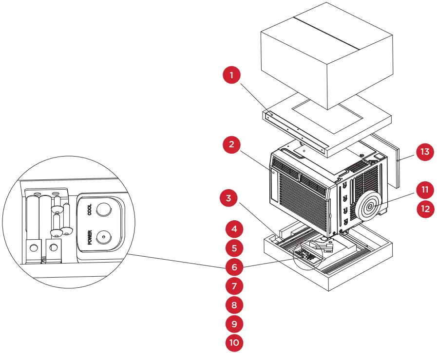 TCL 5K 14K UM Window Air Conditioner - FIGURE 3