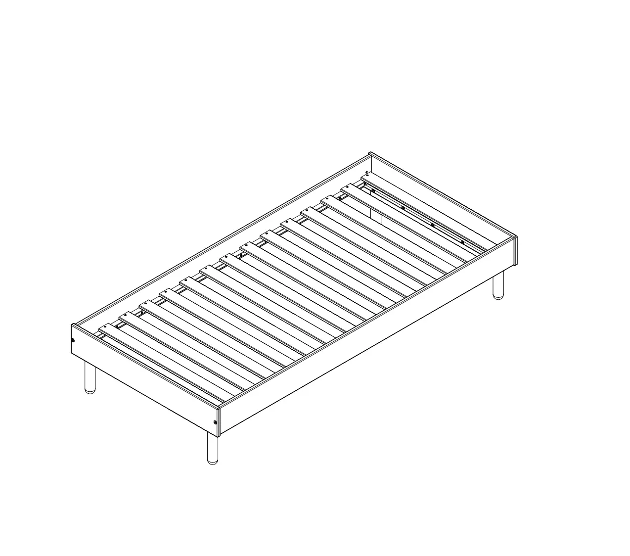 Habitat 4746841 Eden Single Platform Bed Frame Instruction Manual Habitat 4746841 Eden Single Platform Bed Frame Instruction Manual