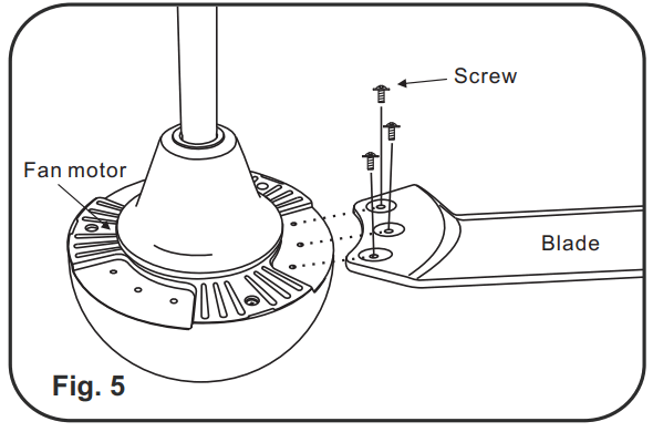minkaAire F833-WH Kewl Ceiling Fan - fig 2