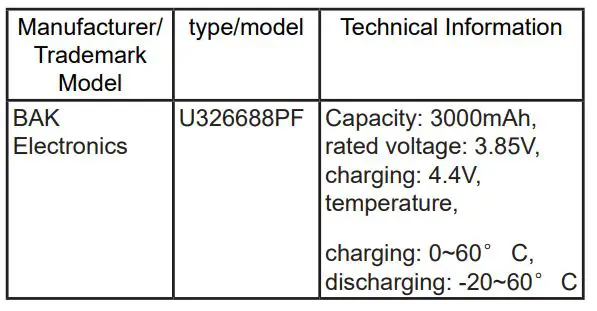 VICTORY U326688PF ePaper Display - The built-in battery is a rechargeable battery