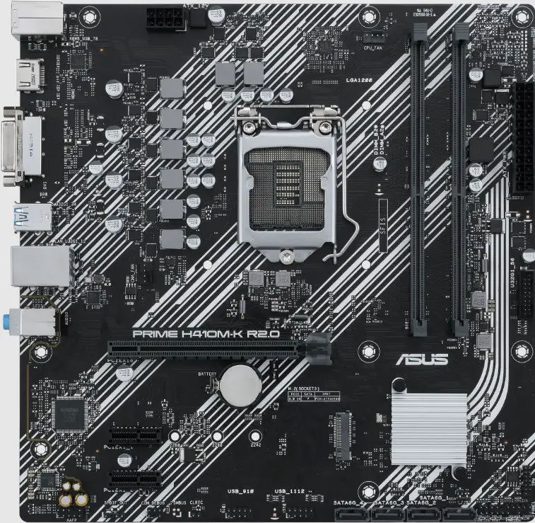 ASUS PRIME H410M-K R2.0 Motherboard