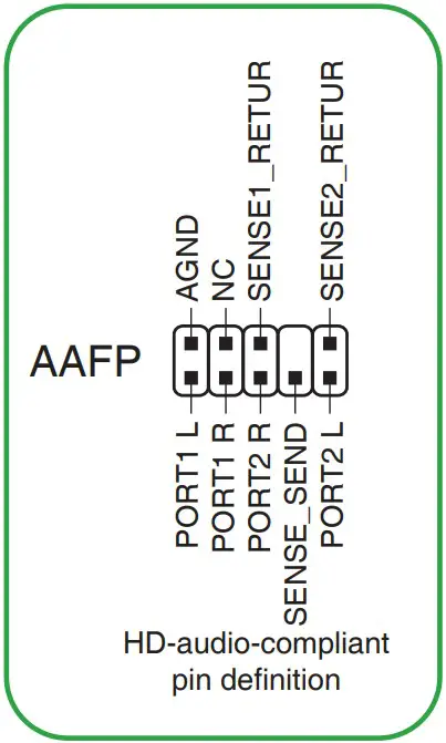 Front Panel Audio header