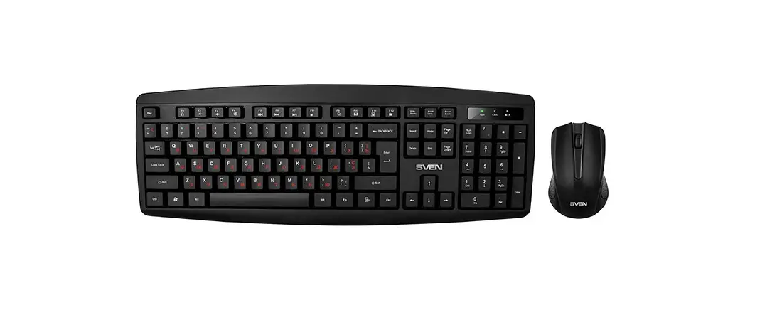 Sven Kb-c3100w Keyboard Plus Mouse Wireless Combo Set User Manual