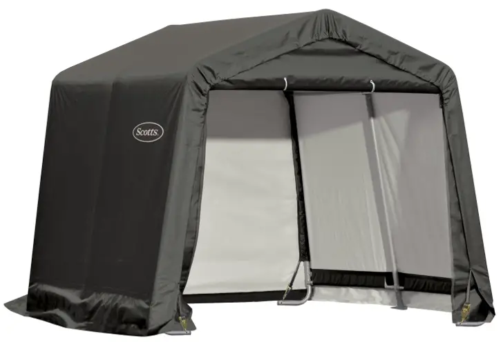 Scotts 70495 Storage Shed 10 x 10 x 8’ Green Peak-