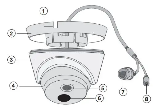 tp-link C400HP VIGI 3MP Turret Network Camera User Guide - Product Overview