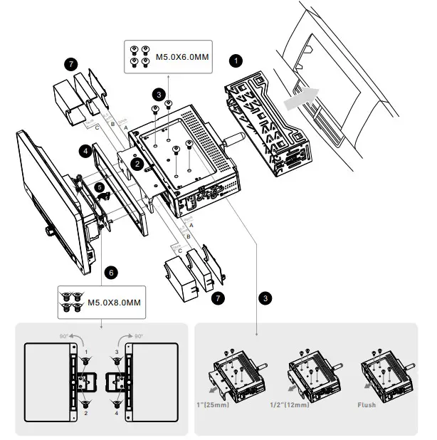 JENSEN CAR910 Multimedia Receiver with Android Auto and CarPlay featuring a digital TFT Display - figure 2