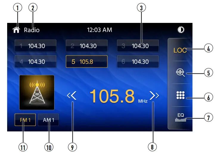 JENSEN CAR910 Multimedia Receiver with Android Auto and CarPlay featuring a digital TFT Display - figure 5