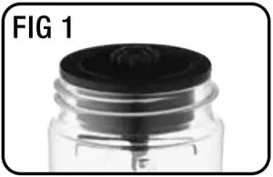 FIG 6 USING THE PERSONAL BLENDING BOTTLE