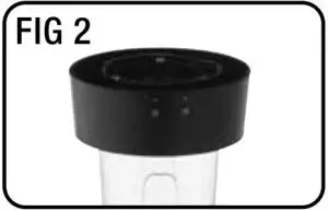 FIG 7 USING THE PERSONAL BLENDING BOTTLE