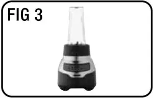 FIG 8 USING THE PERSONAL BLENDING BOTTLE