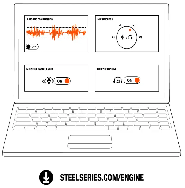 SteelSeries Siberia Elite.p - PERSONALIZE