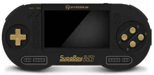 HYPERKIN M08889 SupaBoy BlackGold Portable Pocket Console-