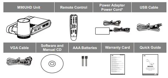 AVer M90UHD Mechanical Arm Visualizers fig1