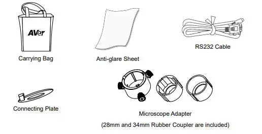 AVer M90UHD Mechanical Arm Visualizers fig2