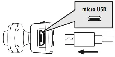 hama 00184146 My Voice 500 Bluetooth Mono Headset Instruction Manual - Switch off the headset and connect it