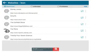 Enable/Disable Internet Access