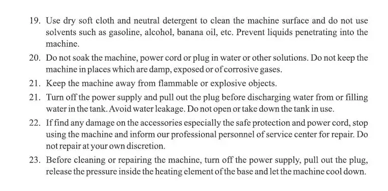 Inalsa Handy Steam Garmet Steamer - Do's & Don'ts 2