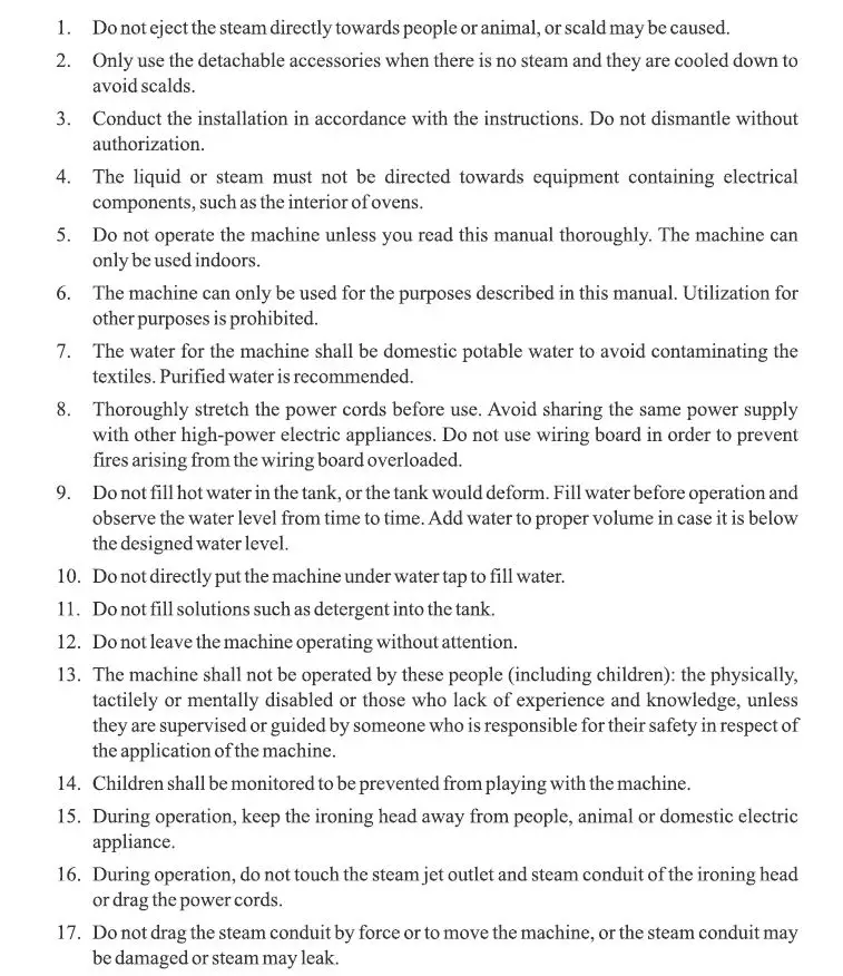 Inalsa Handy Steam Garmet Steamer - Do's & Don'ts