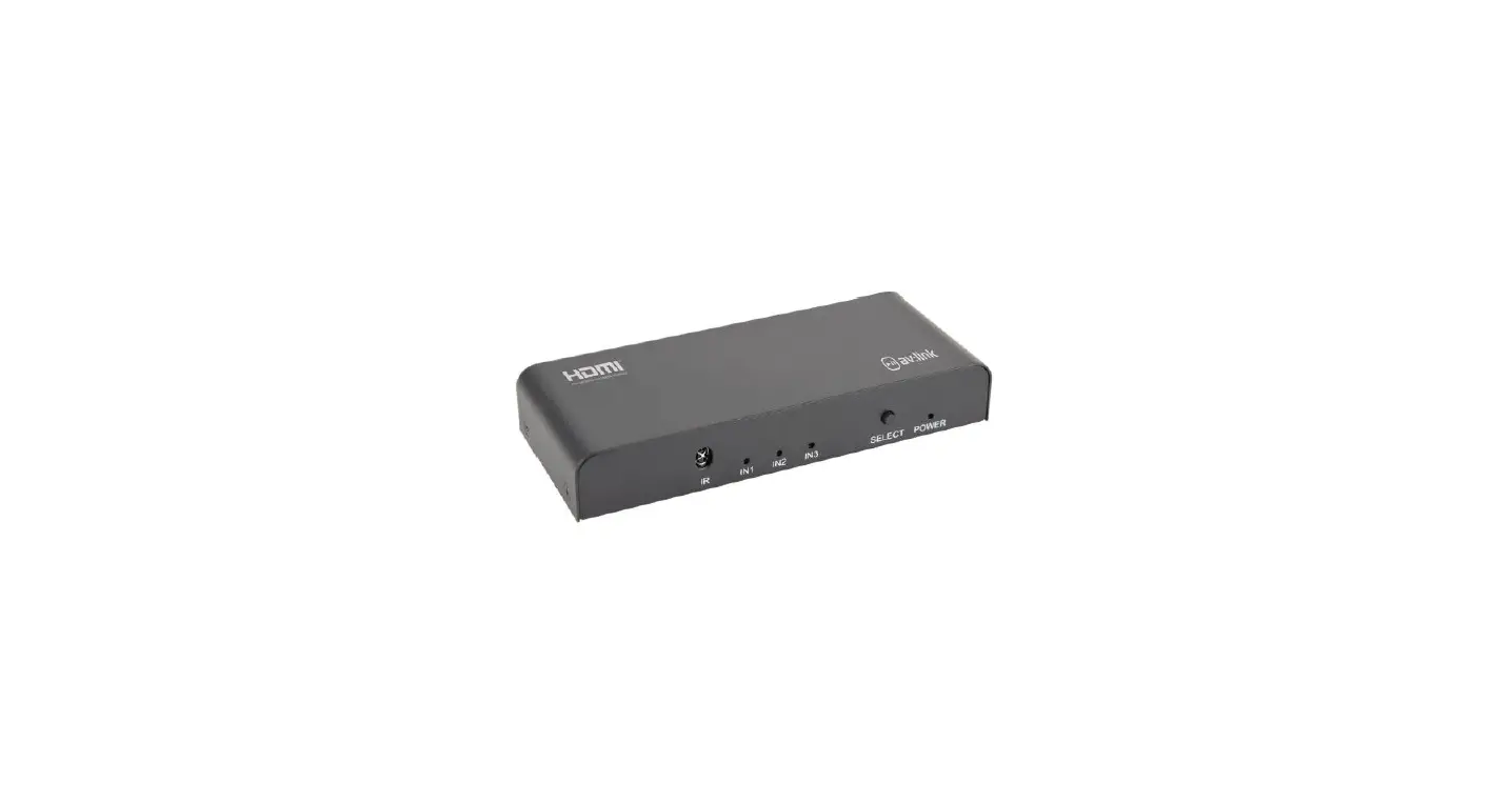 Avlink 128.822uk Hdmi Switch 3x1 With Remote Control User Manual