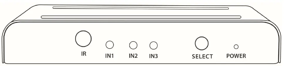 avlink 128.822UK HDMI Switch 3x1 with Remote Control FIG 3